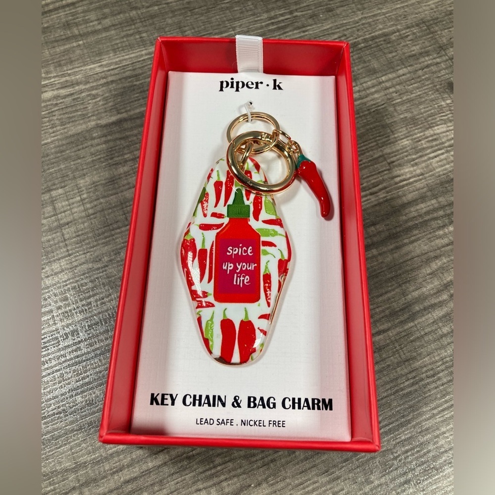 ❤️🔹️Piper K🔹️ “Spice Up Your Life” Chili 🌶️ Pepper Bag Charm